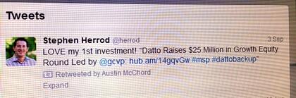 steve harrod tweet datto